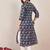 Floral Printed V-Neck Cotton Straight Kurtas