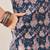 Floral Printed V-Neck Cotton Straight Kurtas