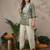 Women Ethnic Motifs Embroidered Round Neck Short Kurti