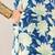 Floral Printed Mandarin Collar Straight Kurta