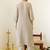 Women Ethnic Motifs Embroidered Regular Thread Work Chanderi Cotton Kurta with Palazzos & With Dupatta