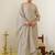 Women Ethnic Motifs Embroidered Regular Thread Work Chanderi Cotton Kurta with Palazzos & With Dupatta