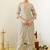 Women Ethnic Motifs Embroidered Regular Thread Work Chanderi Cotton Kurta with Palazzos & With Dupatta