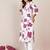 Floral Printed Round Neck Straight Kurta