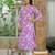 Women Floral Printed Daily Cotton Straight Kurta