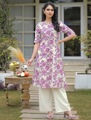 Women Floral Printed Kurta 1