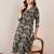 Floral Printed V-Neck Cotton Straight Kurtas