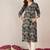 Floral Printed V-Neck Cotton Straight Kurtas