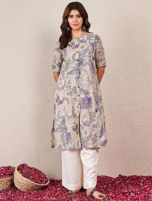 Women Floral Printed Floral Kurta 4