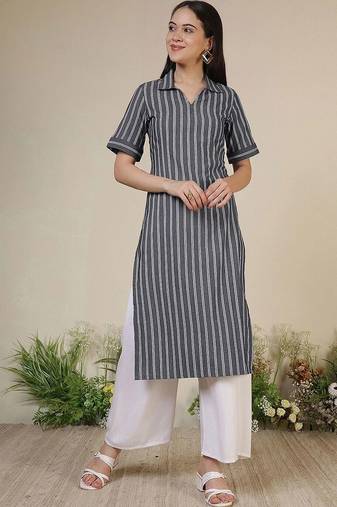 Women Striped Kurta