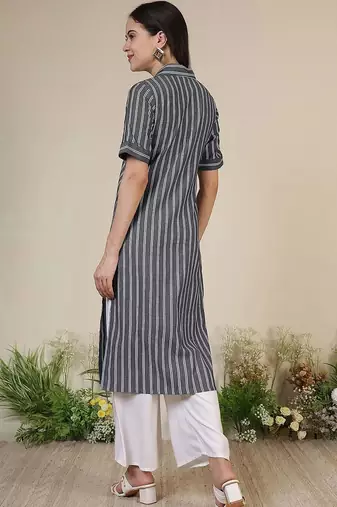 Women Striped Kurta