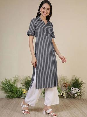 Women Striped Kurta 3