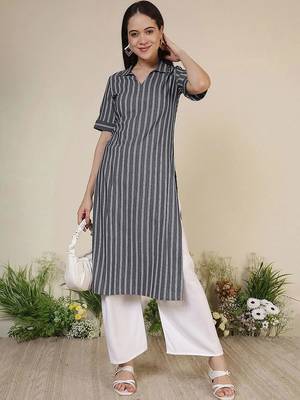 Women Striped Kurta 4