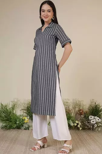 Women Striped Kurta