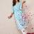 Floral Printed Round Neck Straight Kurta