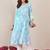 Floral Printed Round Neck Straight Kurta