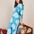 Floral Printed Mandarin Collar Straight Kurta