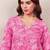 Women Floral Printed V-Neck Straight Kurta