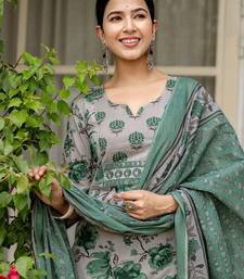 Women Floral Printed Kurta with Trousers & Dupatta
