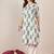 Floral Printed Round Neck Cotton Straight Kurtas