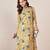 Floral Printed Mandarin Collar Cotton Straight Kurtas