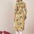 Floral Printed Mandarin Collar Cotton Straight Kurtas