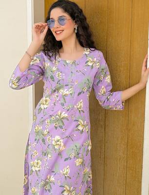 Women Floral Printed Indie Florals Kurta 2