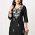 Women Ethnic Motifs Embroidered Festive Cotton Straight Kurta