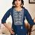 Women Ethnic Motifs Embroidered Chikankari Kurta