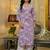 Women Floral Printed Thread Work Kurta