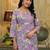 Women Floral Printed Thread Work Kurta