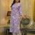 Women Floral Printed Thread Work Kurta