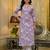 Women Floral Printed Thread Work Kurta