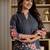 Printed Dark Grey Cotton Co Ords for Women