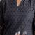 Printed Dark Grey Cotton Co Ords for Women
