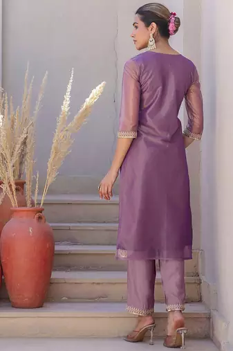 Women Ethnic Motifs Embroidered Kurta with Trousers & Dupatta