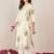Floral Printed Round Neck Straight Kurta