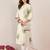 Floral Printed Round Neck Straight Kurta