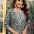 Women Floral Printed Festive Cotton Straight Kurta