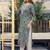 Women Floral Printed Festive Cotton Straight Kurta