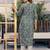 Women Floral Printed Festive Cotton Straight Kurta