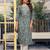Women Floral Printed Festive Cotton Straight Kurta