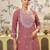 Women Ethnic Motifs Embroidered Festive Silk Straight Kurta