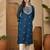 Embroidered Round Neck Straight Kurta