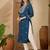 Embroidered Round Neck Straight Kurta