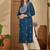 Embroidered Round Neck Straight Kurta