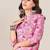 Floral Printed Mandarin Collar Cotton Straight Kurta