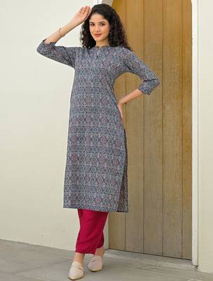 Women Ethnic Motifs Printed Indie Prints Kurta 3