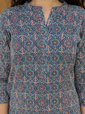 Women Ethnic Motifs Printed Indie Prints Kurta 7