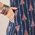 Floral Printed Cotton V-Neck Straight Kurtas